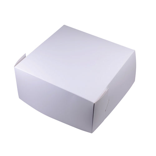 8x8x4 inch Premium White Cake Box Carton of 100