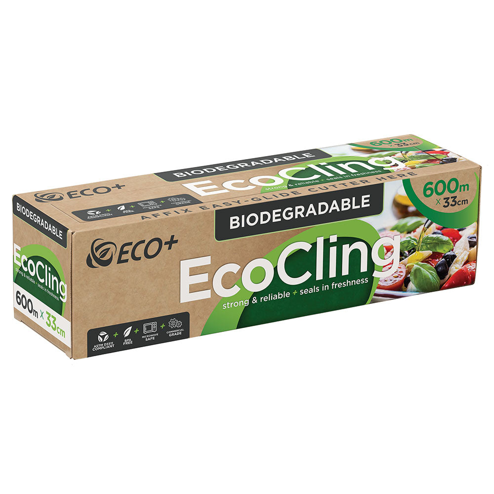33cm EcoCling Biodegradable Catering Food Film (33cm W x 600M L)