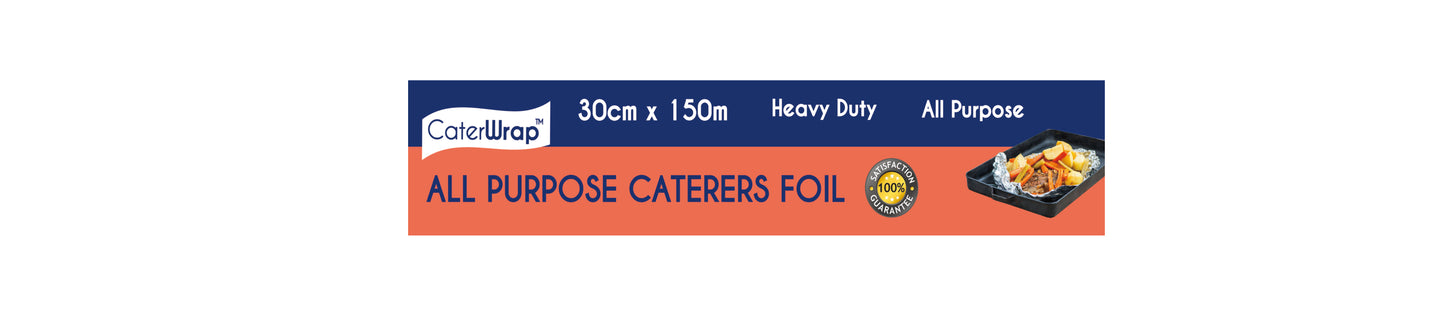 All Purpose Caterers Foil 30cm (30cm x 150m)