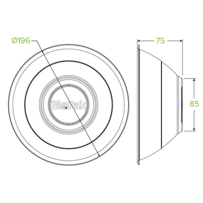 1,180ml / 40oz BioCane Bowl