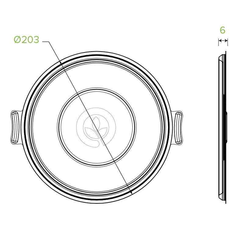 800-1,180ml / 24-40oz BioCane Bowl Lid