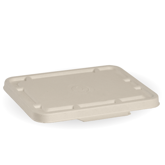 BioPak 2 & 3 Compartment Sugarcane Fibre Takeaway Base Lid