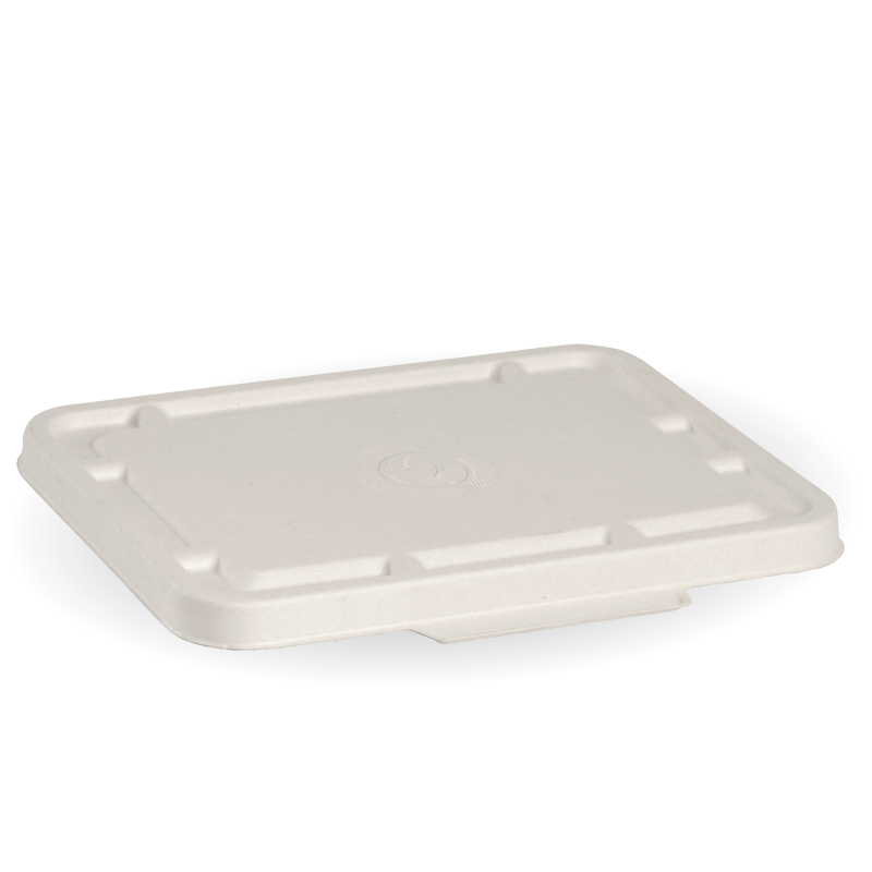 BioPak 2 & 3 Compartment Sugarcane Fibre Takeaway Base Lid