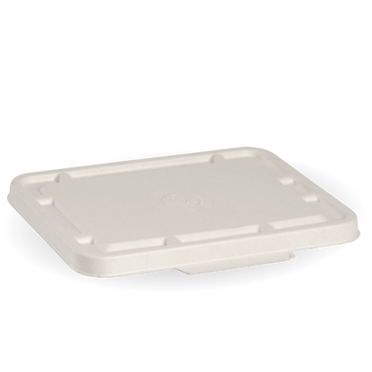 BioPak 2 & 3 Compartment Sugarcane Fibre Takeaway Base Lid