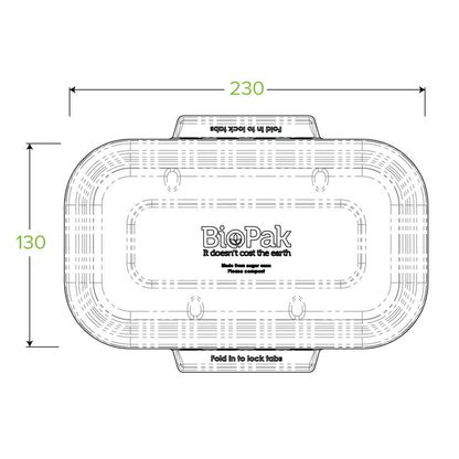 750 & 1,000ml BioCane Takeaway Lid
