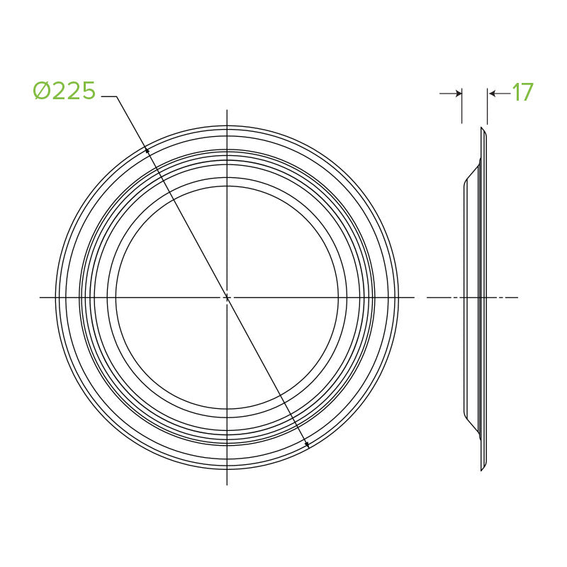 23cm / 9" Round BioCane Plate