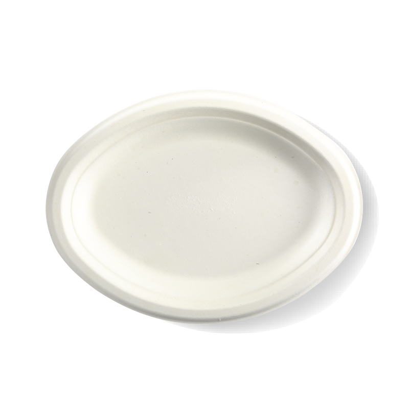 26x19cm / 10.25x7.75" Oval BioCane Plate