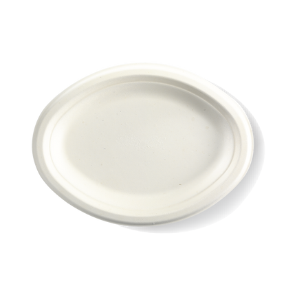 26x19cm / 10.25x7.75" Oval BioCane Plate