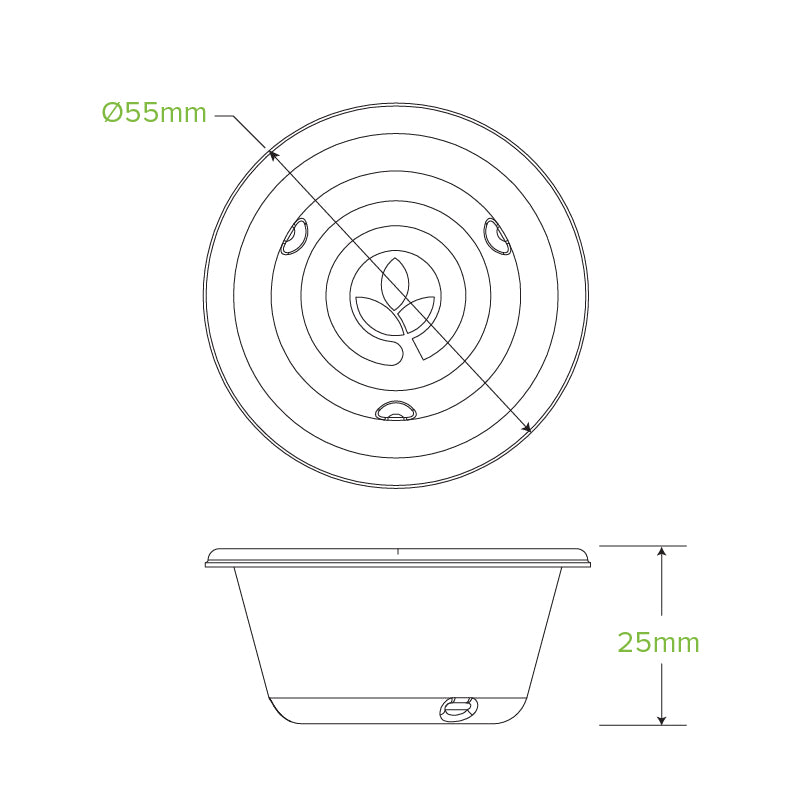 BioPak 30 ml Base Sauce Container