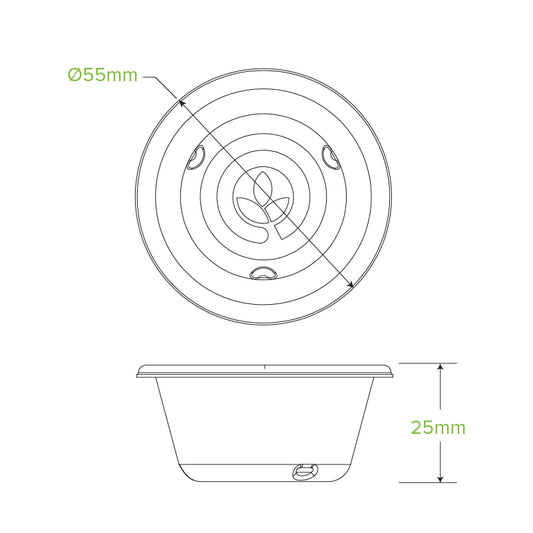BioPak 30 ml Base Sauce Container