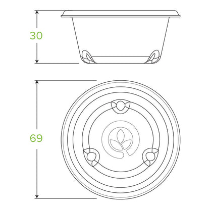 60ML NATURAL SUGARCANE SAUCE BIOCUP
