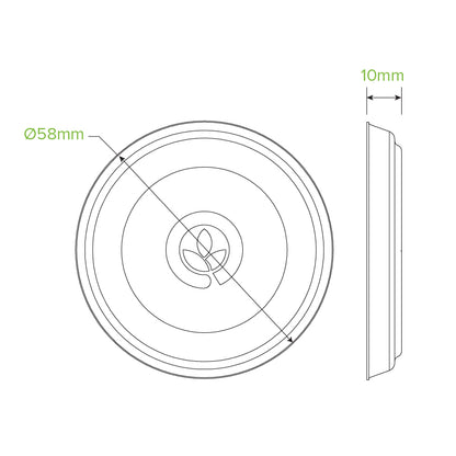 30ml Base Sugarcane Sauce Container Lid