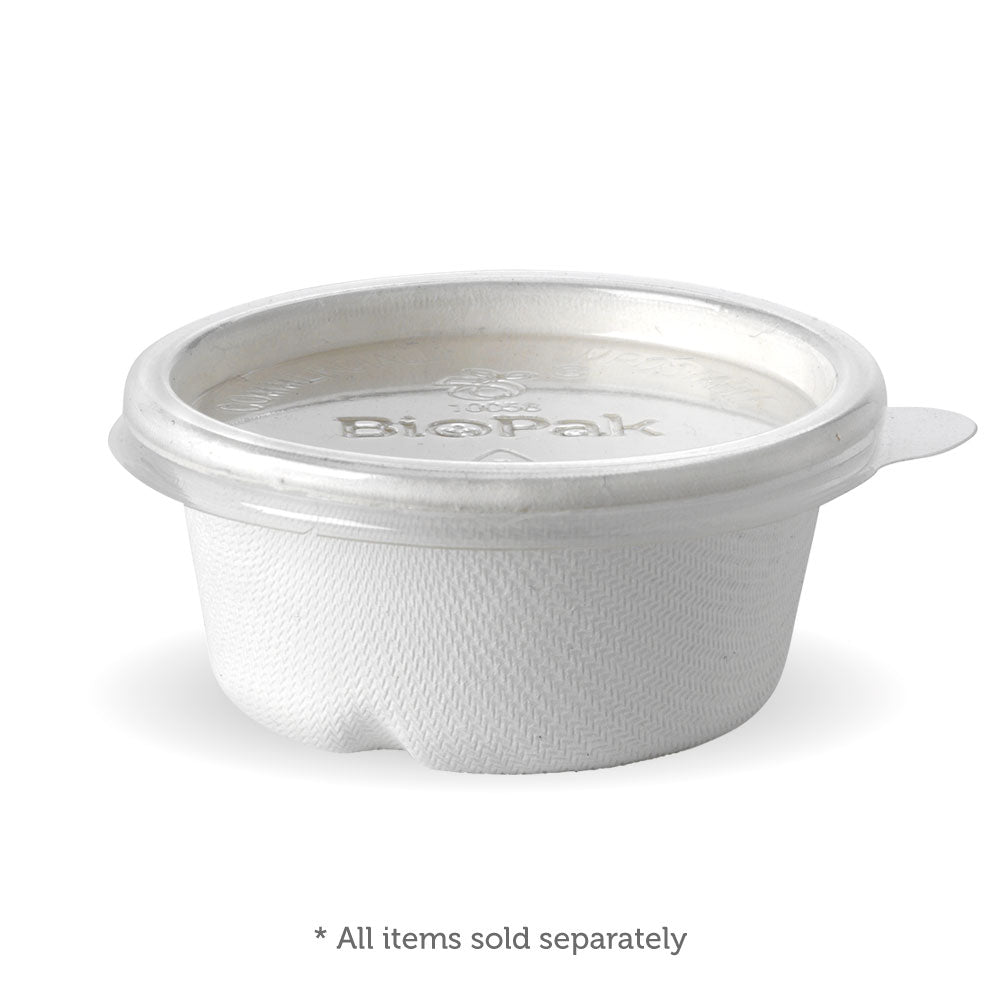 60ML PLA SUGARCANE BIOCUP SAUCE LID