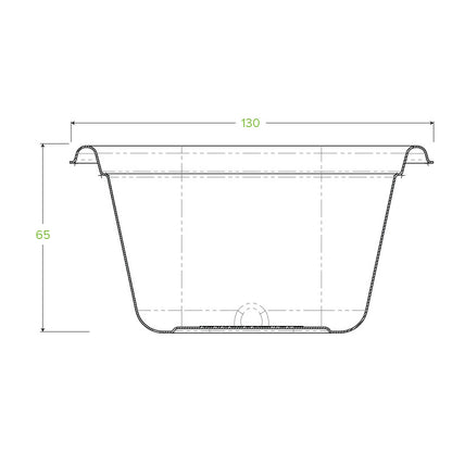 480ml BioCane Takeaway Base
