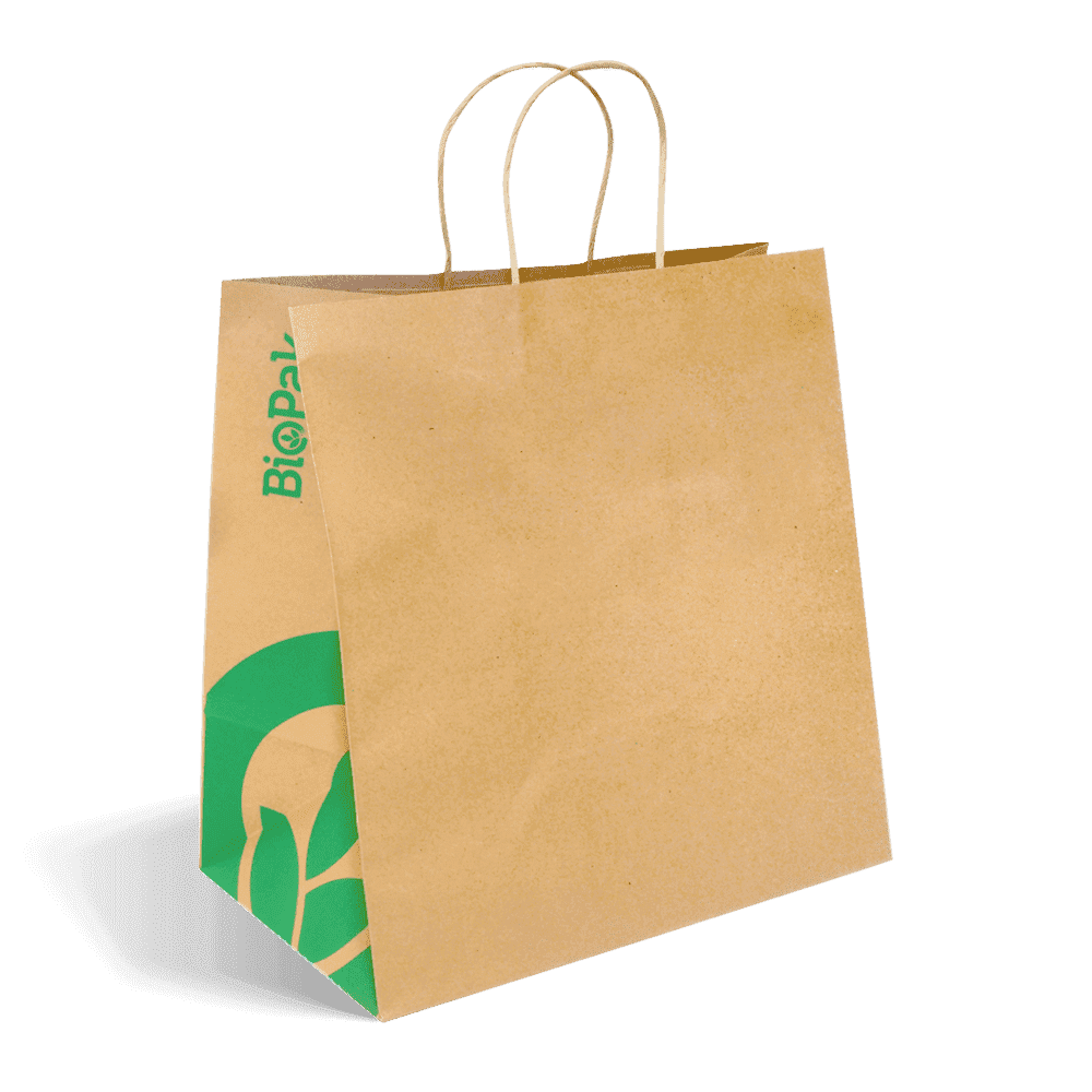 Jumbo Twist Handle Kraft Paper Bag