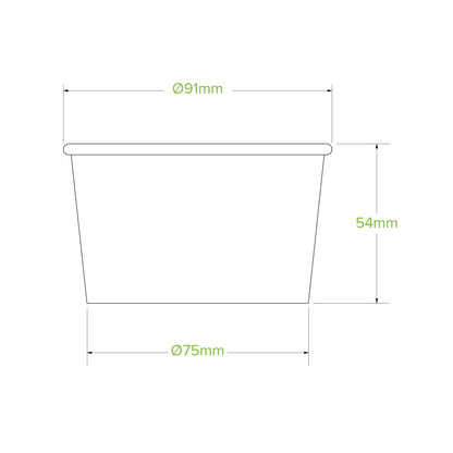 240ML/8OZ ICE CREAM BIOCUP