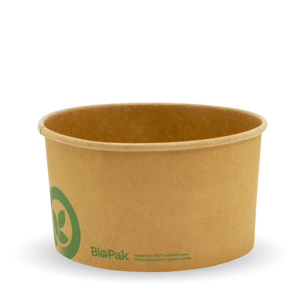 1,000ml Large Kraft BioBowl