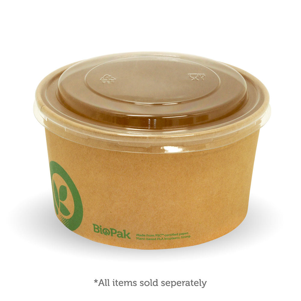 1,000ml Large Kraft BioBowl