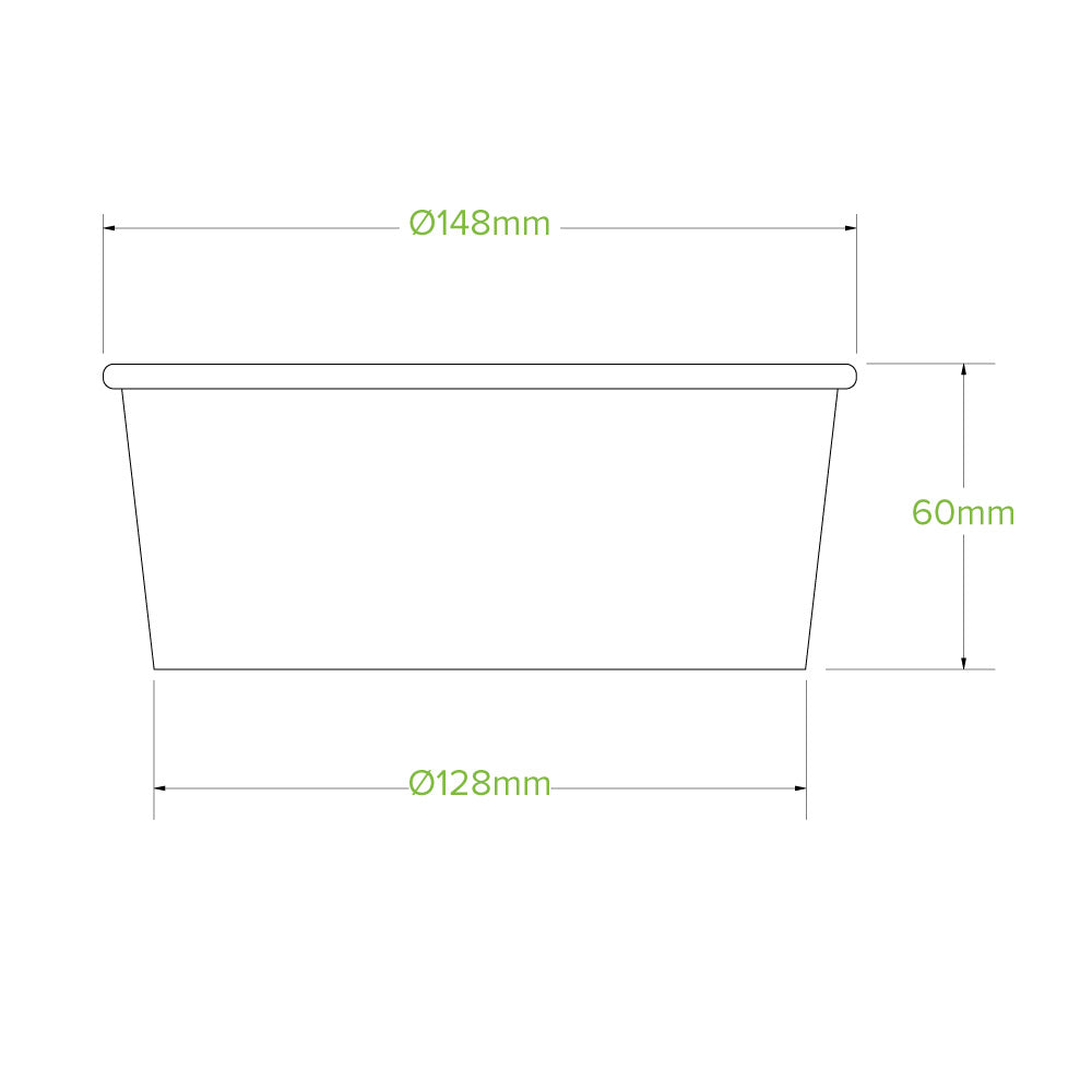 750ml Medium Kraft BioBowl