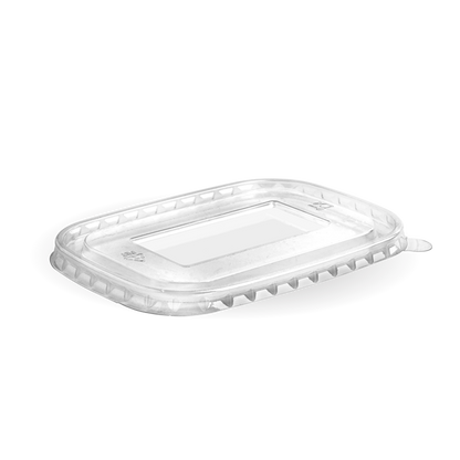 BioPak Rectangle lid RPET lid Clear
