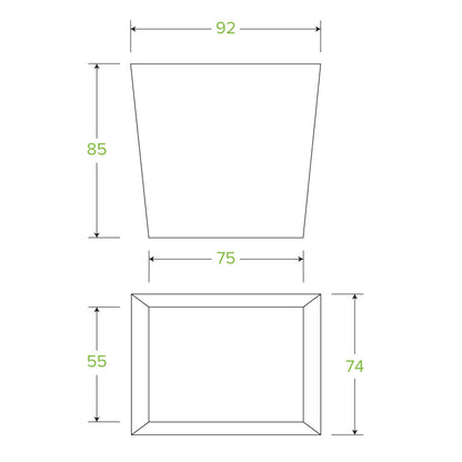 480ml/16oz  Bioboard Noodle Box