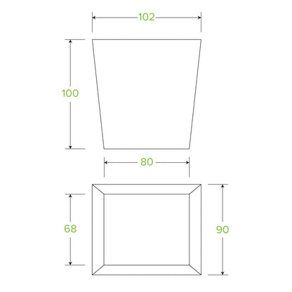780ml/26oz Bioboard Noodle Box