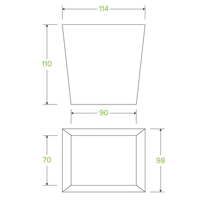 960ml/32oz Bioboard Noodle Box