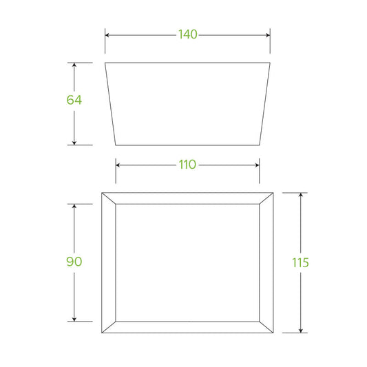 Small Lunch Box With PLA Window
