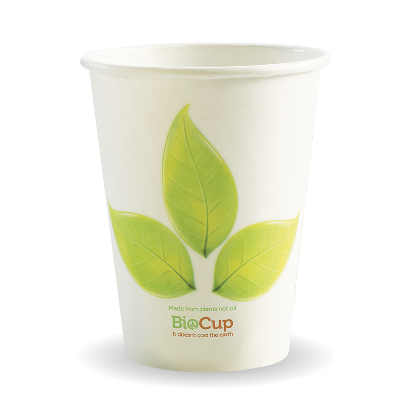 390ml / 12oz (90mm) Leaf Single Wall BioCup