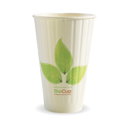 460ml/16oz(90mm) Leaf Double Wall Biocup