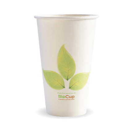 510ml / 16oz (90mm) Leaf Single Wall BioCup