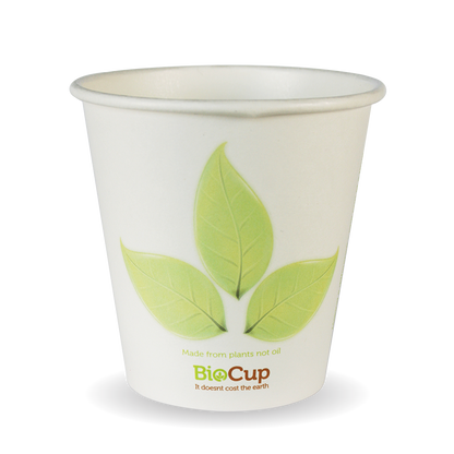 230ml / 6oz (80mm) Leaf Single Wall BioCup