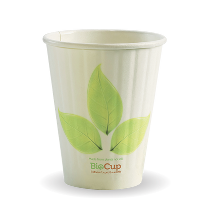 255ml/8oz(80mm) Leaf Double Wall Biocup