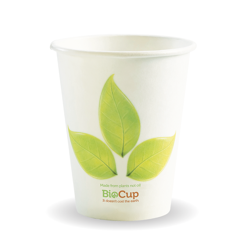 280ml / 8oz (80mm) Leaf Single Wall BioCup