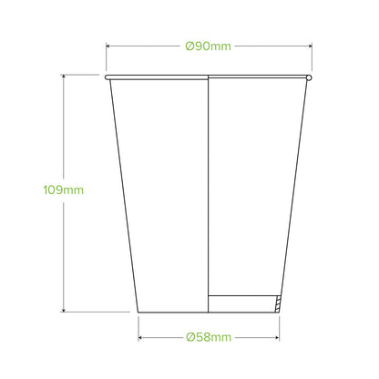 390ml/12oz Cold Paper BioCup