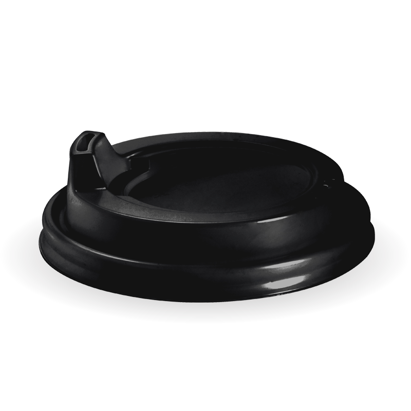 90mm PS Black Large Sipper Lid - Choose your colour Black or White
