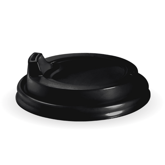 90mm PS Black Large Sipper Lid - Choose your colour Black or White