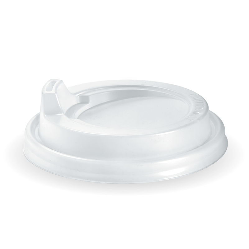 90mm PS Black Large Sipper Lid - Choose your colour Black or White