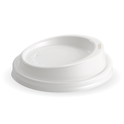 90mm White lid Fits 8oz uni-lid, 12, 16 & 20oz Cups - Choose your colour Black or White.