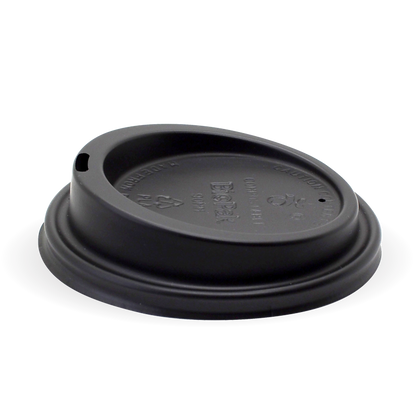 BioPak 8-20oz (90mm DIA) PLA Large Lid -  Black 