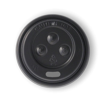 4oz/63mm PS Sipper lid - Choose your colour Black or White
