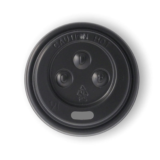 4oz/63mm PS Sipper lid - Choose your colour Black or White