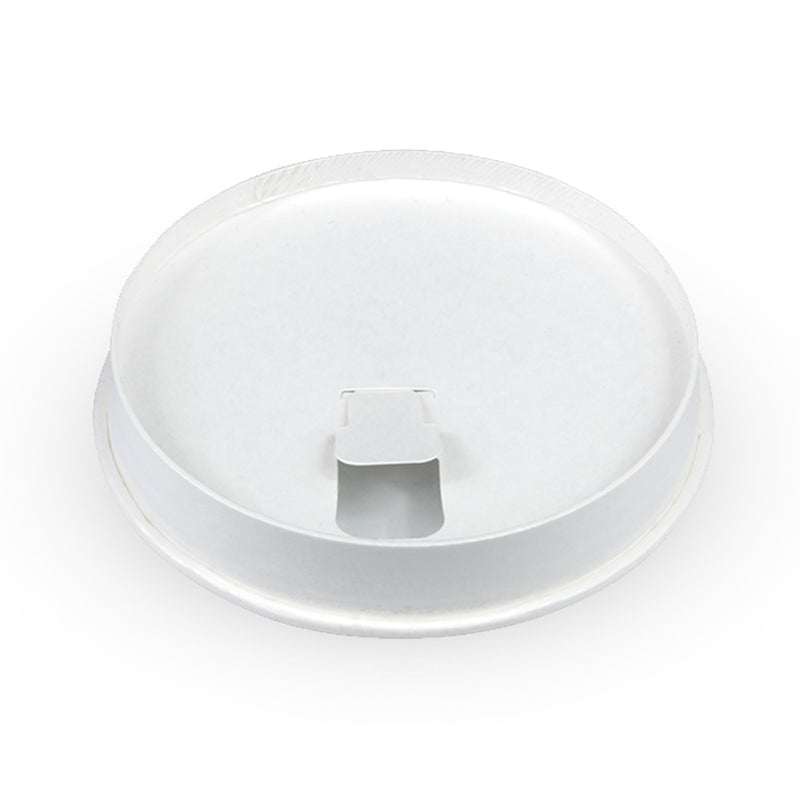 BioPak 90mm Paper Lid - white