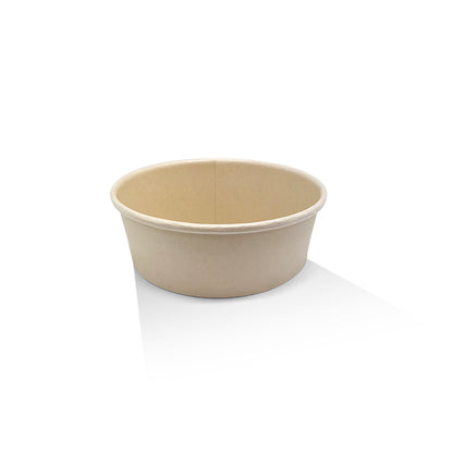 PE Coated Bamboo Paper Salad Bowl 16oz 150x128x45mm