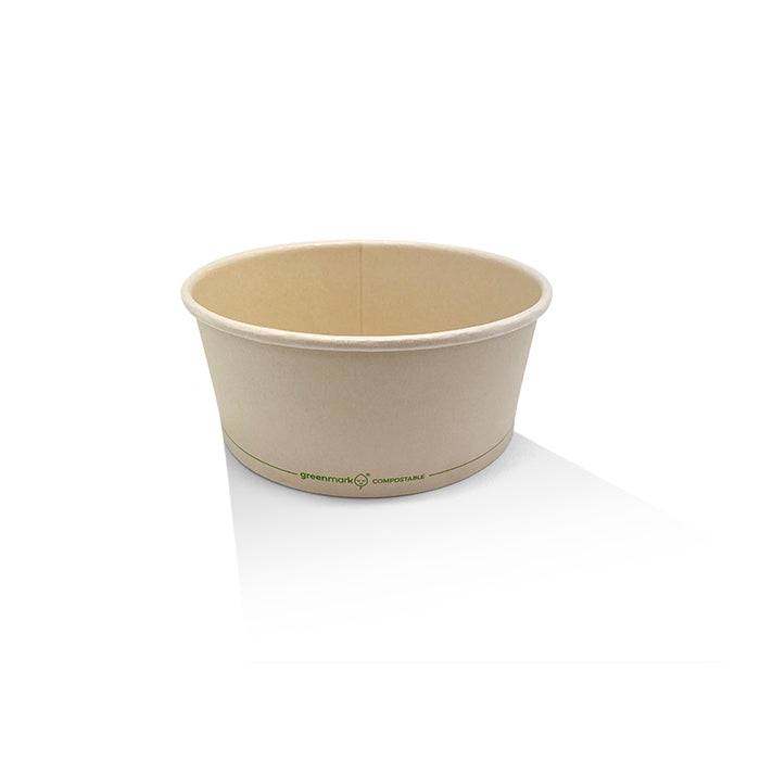 PLA Coated Bamboo Paper Salad Bowl 25 oz 150x128x60 mm