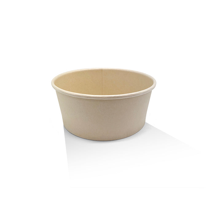 PE Coated Bamboo Paper Salad Bowl 25oz 150x128x60 mm