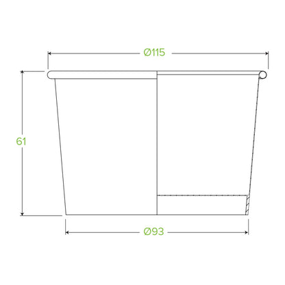 430ml/12oz Paper BioBowl
