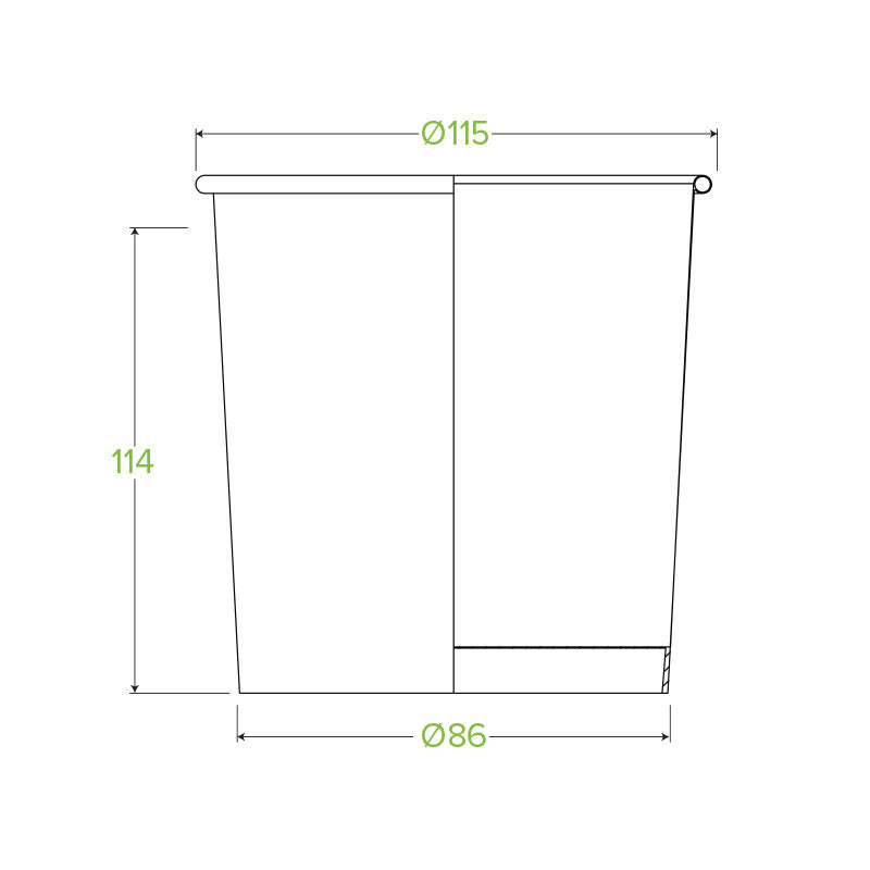 740ml / 24oz Paper BioBowl