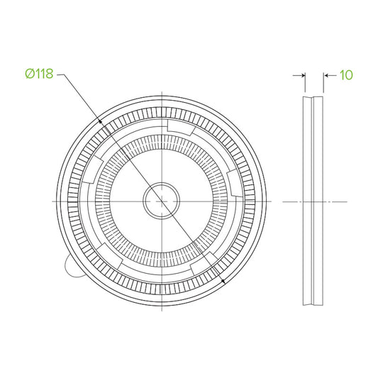 430-950ml/12-32oz BioBowl PP Lid