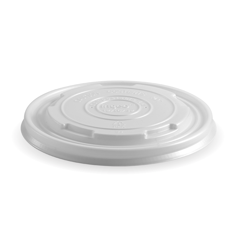 430-950ml/12-32oz BioBowl PLA White Lid